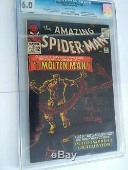 Amazing Spider-Man # 28 CGC 6.0 Silver Age Comic First appearance of Molten Man