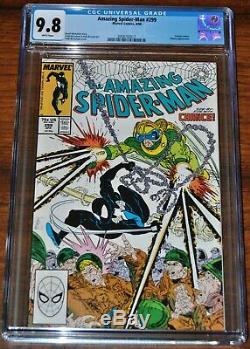 Amazing Spider-Man #299 CGC 9.8 (WHITE PAGES) First App. Of Venom in Costume