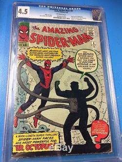 Amazing Spider-Man #3 1963 CGC 4.5 1st Dr Octopus Key First Appearance