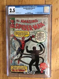 Amazing Spider-Man 3 CGC 2.5 first appearance of Doctor Octopus! Silver age key