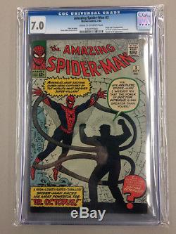 Amazing Spider-Man #3 CGC 7.0 1st App Doc Ock Dr Octopus Marvel 1963