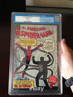 Amazing Spider-Man 3 CGC 7.5 OW Pages, 1st Doctor Octopus Old Blue Label LOOK