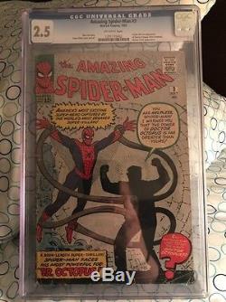 Amazing Spider-Man # 3 (Marvel, 1963) CGC 2.5 OW 1st Doctor Octopus Appearance