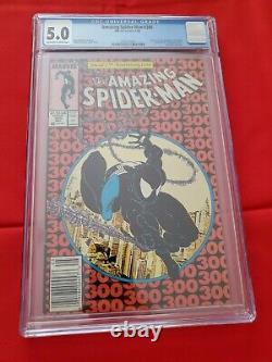 Amazing Spider-Man #300 (1988) CGC 5.0 1st full appearance of Venom! NEWSSTAND
