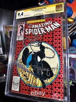 Amazing Spider-Man #300 1988 CGC 9.4 Signed Series by Todd McFarlane 1st Venom