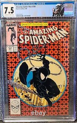 Amazing Spider-Man #300 CGC 7.5Origin+1st Full Venom! KILLER COPPER KEY