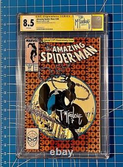 Amazing Spider-Man #300 CGC 8.5 Signed Todd McFarlane (First Full Venom)