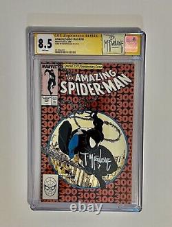 Amazing Spider-Man #300 CGC 8.5 Signed Todd McFarlane (First Full Venom)