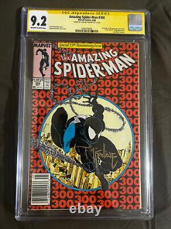 Amazing Spider-Man #300 CGC 9.2- Signed By Todd McFarlane- Newsstand