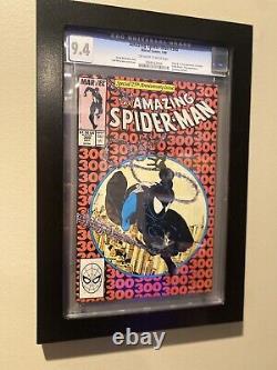 Amazing Spider-Man #300 CGC 9.4 Graded + BONUS Slab Frame Hanger
