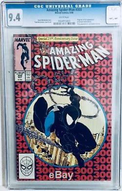 Amazing Spider-Man #300 CGC 9.4 White Pages 1st Appearance of Venom
