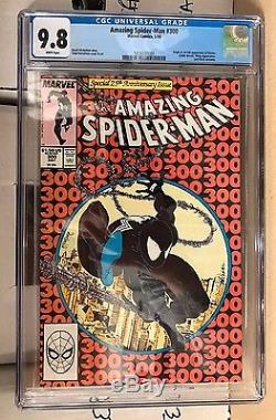 Amazing Spider-Man #300- CGC 9.8 NM/MT White Pages- 1st Venom by Todd McFarlane