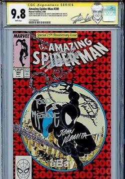 Amazing Spider-Man 300 CGC 9.8 SS X5 Stan Lee McFarlane Michelinie 1st Venom 298