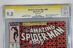 Amazing Spider-Man #300 CGC 9.8 WHITE Pages Signature Series STAN LEE 1st Venom