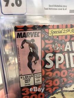 Amazing Spider-Man 300 First Venom Cgc 9.6 White Pages Todd McFarlane