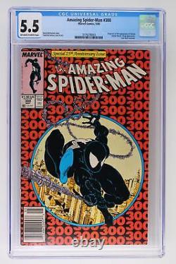 Amazing Spider-Man #300 Marvel 1988 CGC 5.5 1st Appearance and Origin of Venom