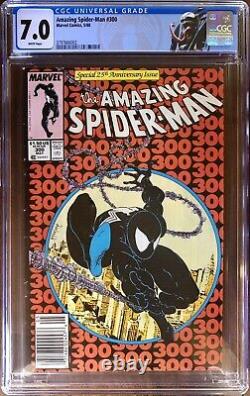 Amazing Spider-Man #300 NEWSSTAND CGC 7.0 1st Venom White Pages McFarlane