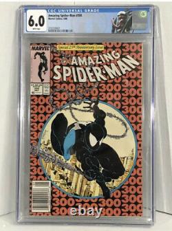Amazing Spider-Man 300 Newsstand CGC 6.0 White Pages 1st Venom Cstm Label Movie
