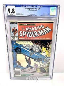 Amazing Spider-Man #306 CGC 9.8 Newsstand Action Comics #1 Homage Todd McFarlane