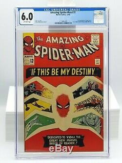 Amazing Spider-Man 31 CGC 6.0 OW 1965 1st Appearance Gwen Stacy Harry Osborn