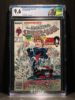 Amazing Spider-Man #315 CGC 9.6 Todd McFarlane Venom Newsstand NM+ 1989 Marvel
