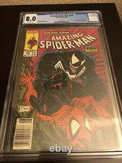 Amazing Spider-Man #316 CGC 8.0 Newsstand Edition 1st Venom Cover