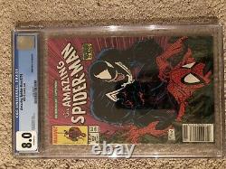 Amazing Spider-Man #316 CGC 8.0 Newsstand Edition 1st Venom Cover