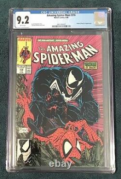 Amazing Spider-Man #316 CGC 9.2 1st Venom Cover & 2nd App McFarlane KEY