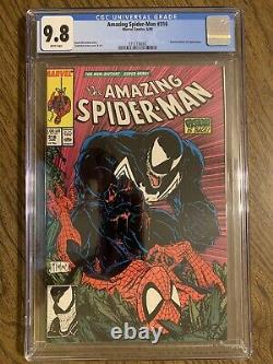 Amazing Spider-Man #316 CGC 9.8 NM/M 1st Venom Cover WHITE PAGES Todd McFarlane