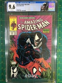 Amazing Spider-Man #316 Marvel 1989 CGC 9.6 Venom and Black Cat App Custom Label
