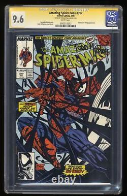 Amazing Spider-Man #317 CGC NM+ 9.6 SS Todd McFarlane! Marvel 1989
