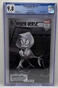 Amazing Spider-Man #32 (Perissinotto 1100 Disney Variant) CGC 9.8 Ghost-Spider