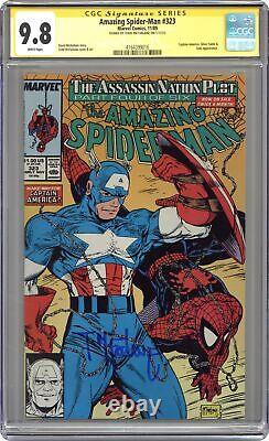 Amazing Spider-Man #323 CGC 9.8 SS McFarlane 1989 4164399016
