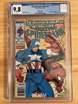 Amazing Spider-Man 323 Newsstand (1989) CGC 9.8 WHITE 1st FULL SOLO McFarlane