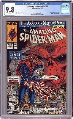 Amazing Spider-Man #325 CGC 9.8 1989 4347876007