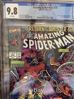 Amazing Spider-Man #334 CGC 9.8 1990. Sinister Six. Erik Larsen