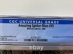 Amazing Spider-Man #35 CGC 8.5 1966 2nd app the Molten Man