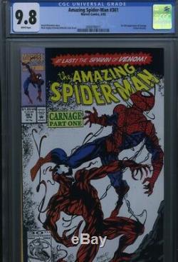 Amazing Spider-Man #361 (1st Appearance of Carnage) CGC 9.8 HOT BOOK