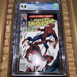 Amazing Spider-Man #361 4/92 CGC 9.8 White Pages 1st Carnage Rare Newsstand