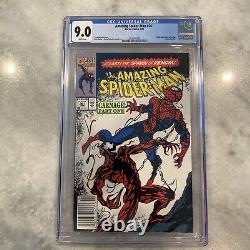 Amazing Spider-Man #361 CGC 9.0 NEWSSTAND 1st Appearance Carnage 1992 Marvel