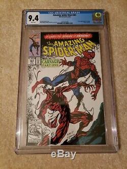 Amazing Spider-Man 361 CGC 9.4 Marvel Comics 1st Carnage