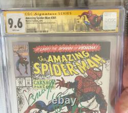 Amazing Spider-Man #361 CGC 9.6 Custom Label, SKETCHED & SIGNED by Bagley
