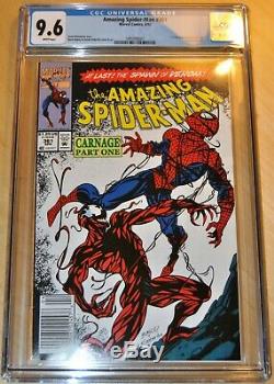 Amazing Spider-Man #361 CGC 9.6 (WHITE PAGES) 1st app. Carnage (spawn of Venom)
