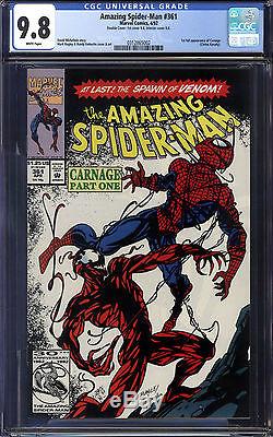 Amazing Spider-Man #361 CGC 9.8 1st Carnage! DOUBLE COVER