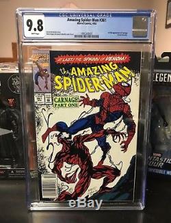 Amazing Spider-Man #361 CGC 9.8 1st Full Carnage with RARE Newsstand Cover