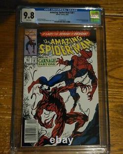 Amazing Spider Man #361 CGC 9.8 NEWSSTAND First appearance of CARNAGE