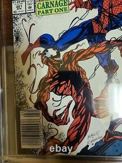 Amazing Spider Man #361 CGC 9.8 NEWSSTAND First appearance of CARNAGE