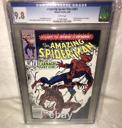 $$ Amazing Spider-Man #361 CGC 9.8 Newsstand 1st Carnage Original CGC Slab! $$