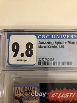 Amazing Spider-Man 361 (CGC 9.8). Rare Newsstand Edition, retired label