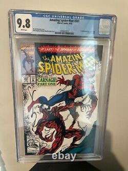 Amazing Spider-Man #361 CGC 9.8 White Pages 1st Appearance Carnage First Print